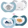 Dodie Sucette Physiologique Nuit +6m Lot de 2