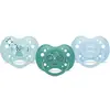 Sucettes Anatomiques DODIE - Bébé Ours - Lot de 3 - +18 mois - Résistantes et Anti-irritations