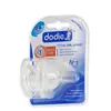 Dodie tétine initiation+ col large 3 vitesses silicone 2 tétines