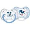 Dodie Sucette Anatomique +18m Mickey Bleu Clair Lot de 2