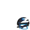 ZEROD Plaquette natation Z3R0D - noir/bleu - S