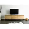DELORME DESIGN Meuble TV 2 tiroirs 1 porte en chêne massif COPA