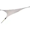Werka Pro - Voile d'ombrage triangulaire crème 3,6 x 3,6 x 3,6m