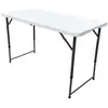 Table pliante rectangulaire WERKA PRO à pieds réglables  120x60x74cm .