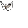 TODECO Hamac, Lit Suspendu, Marron, Coton, Brésilien, Avec support typ...