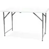 Todeco Table de Camping Pliante réglable en Hauteur, Traiteur Pliante ...