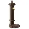 Fontaine de jardin en Aluminium-Métal Marron