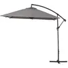 Habitat et jardin Parasol Jardin Déporté Alu Ilios 3 - Carré - 3 X3 M - Gris