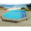 Habitat Et Jardin Piscine Bois "florida 130" - 6.57 X 4.57 X 1.31 M TU
