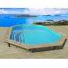 Habitat Et Jardin Piscine Bois " Palma 145  " 7.57 X 4.07 X 1.44 M TU