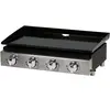Habitat et Jardin Plancha à gaz "Presto 4" - 4 Brûleurs - 9.7kW - Gris