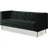 Habitat Et Jardin Bruce - Velours Vert Foncé