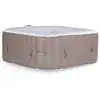 Spa gonflable - HABITAT ET JARDIN - Monaco 6 Places - 130 jets - Taupe...
