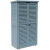 Armoire de jardin "Space" - 87 x 46.5 x 160 cm - Bleu ciel