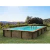 HABITAT ET JARDIN Piscine bois en kit rectangle " Tampa " - 7.20 x 4.20 x 1.44 m