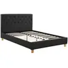 Habitat Et Jardin - Lit 'emmy' - 160 X 200 Cm - Gris Foncé