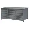 Coffre de jardin en bois "Macao" - 130 x 64 x 60 cm - Anthracite
