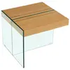 Habitat et Jardin Table basse "Agrigento" - 60 x 60 x 50 cm - Finition chêne