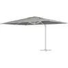 Habitat et Jardin Toile parasol déporté "Sun 4" - 3 x 4 m - Gris clair