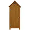 Armoire de jardin "Cabanon" - 77 x 54.5 x 179 cm - Marron