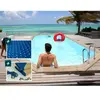 Piscine bois " Cordoue " - 3.48 x 2.15 x 1.18 m + Bâche à bulles 180 µ...