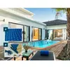 Piscine bois rectangle " Aruba "- 5.00 x 3.00 x 1.24 m + Bâche à bulle...