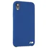 COQUE SILICONE BLEUE AVEC SIGLE BMW M SPORT POUR APPLE IPHONE XR - BMW