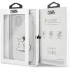 Karl Lagerfeld Coque pour Iphone 11 Choupette Gradient Transparent