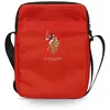 CG Mobile U.S.Polo Assn. Sac pour Tablette 10" Compatible avec téléphone Portable, léger, Fin, sous Licence Officielle (Rouge)