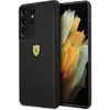 Ferrari Coque De Téléphone Fespehcs21lbk S21 Ultra G996 On Track Perforated