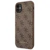 Guess 4G Metal Gold Logo - Coque pour iPhone 11 (marron) - 37007404939...
