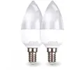 ARUM LIGHTING Lot de 2 ampoules LED E14 C37 Température de Couleur: Blanc neutre 4000K