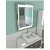 Aurlane - Miroir salle de bain led auto-éclairant chronos 70x90cm