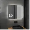 AURLANE Miroir salle de bain rétroéclairé à led 80x70x4.5 cm - atmosphere plus