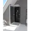 Aurlane Cabine de douche carrée 90x90x215cm - RAVEN SQUARE