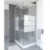 AURLANE Cabine de douche rectangle 110x80x215cm - SILVERY STRIPE RECTANGLE TU