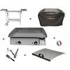 Pack plancha électrique  Lux 600 Inox - Chariot Odéon 601 Planchaelec