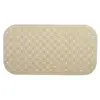 MSV Tapis Fond de baignoire antidérapant Caoutchouc CLASS 36x76cm Beige