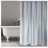MSV Rideau de douche en polyester - 180 x 200 cm - Gris clair