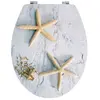 Abattant Wc - MSV - MDF - Blanc - Universel - Entraxe de fixation universelle