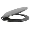 Abattant WC MSV - MDF - Charnières inox - Anthracite