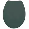 Abattant WC MDF CLÉO Vert Foncé Mat - Charnières en Inox - MSV