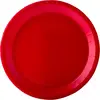 Assiettes Carton Rondes 18 cm Rouge   Vaisselle de Fête