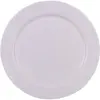 10 ASSIETTES RÉUTILISABLES ET INCASSABLES 18CM BLANC