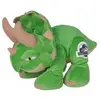 Nicotoy Peluche Dinosaure Triceratops Vert 26 Cm - Dino Tyrannosaure -...