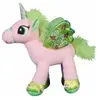 Peluche Geante Licorne Rose Avec Ailes Verte 88cm - Animal Fantastique...