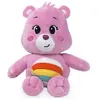 Peluche Bisounours Toucalin Rose Avec Arc En Ciel 28 Cm - Peluche Lice...