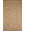 Nazar Tapis intérieur et extérieur aspect jute beige chevron 120x170