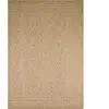 NAZAR Tapis intérieur/extérieur aspect jute effet sisal à poils ras 160x230