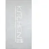 Nazar Tapis de cuisine gris motif kitchen 80x150